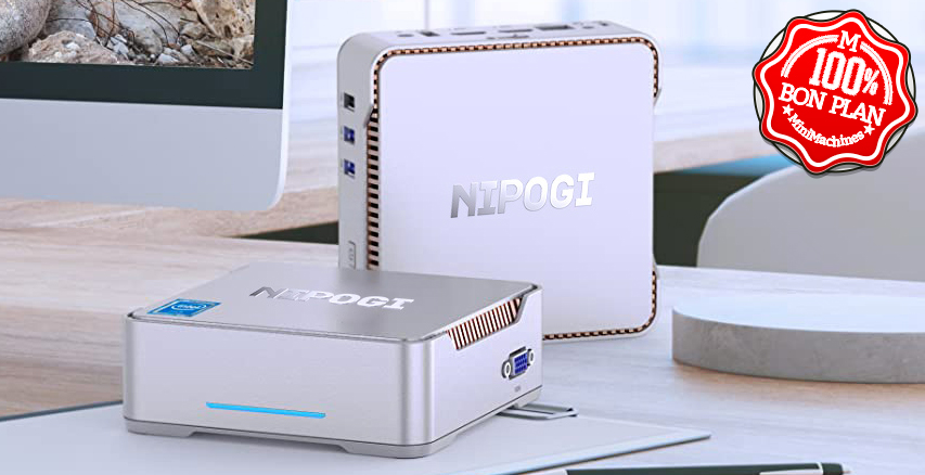 Avis / test - NiPoGi Mini PC, 8 Go RAM+256 Go ROM Windows 10 Pro